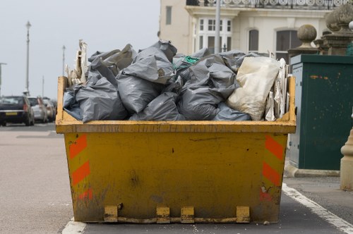 Recycling and donation during furniture clearance