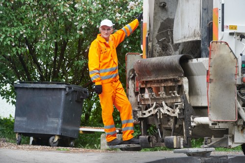 Professional flat clearance team at work in Forest Gate