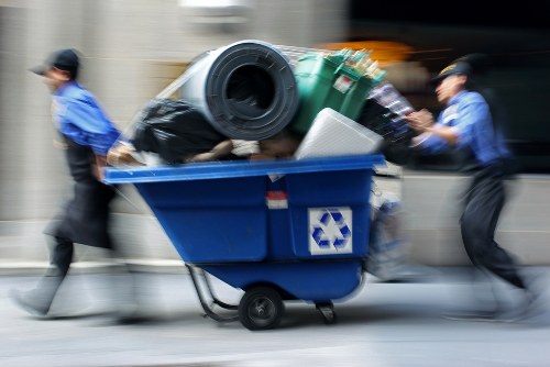 Eco-friendly waste disposal during flat clearance